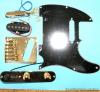 GOLD FENDER TELECASTER STYLE PICKUPS PICKGUARD SWITCH PLATE JACK